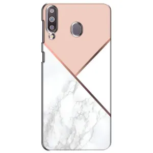 Мраморный чехол на Samsung Galaxy M30 (M305) (VPrint) (Тройной мрамор)