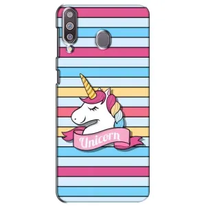 Чехол для Самсунг М30 - (Единорожки - Новинки) (AlphaPrint) (Unicorn)