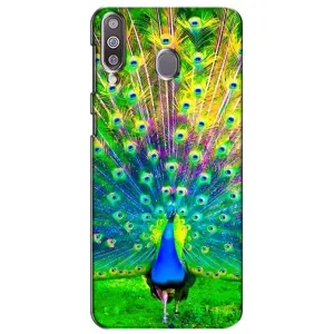 Чохол з пташками на Samsung Galaxy M30 (M305) (VPrint) (Яскравий Павлин)