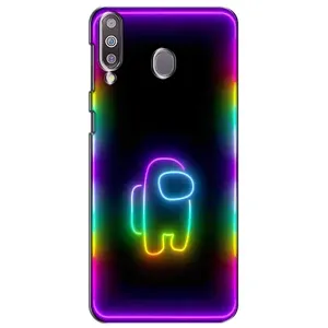 Чехол Амонг Ас для Samsung Galaxy M30 (M305) (AlphaPrint) (Яркий скин)