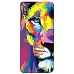 Чохол з картинкою ЛЕВ для Samsung Galaxy M30 (M305) (VPrint) (Яскравий Лев)