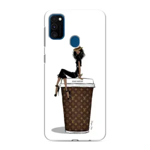 Чохли Луі Вітон для Samsung Galaxy M30s (M307) (AlphaPrint - LOUIS VUITTON) (кава LOUIS VUITTON)