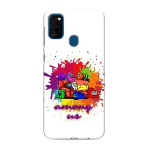 Чехол Амонг Ас для Samsung Galaxy M30s (M307) (AlphaPrint) (Яркий АмонгАс)
