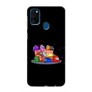 Чехол Амонг Ас для Samsung Galaxy M31 (AlphaPrint) (Амонг-ас)