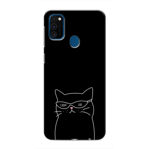 Чохол з принтом «Байдужий кіт» для Samsung Galaxy M31