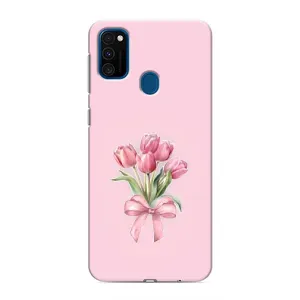 Чохол з розовим принтом для Samsung Galaxy M31 (Букет квітів)