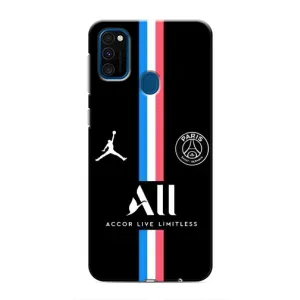 Чохли PSG для Samsung Galaxy M31 (AlphaPrint) (футболка ПСЖ)