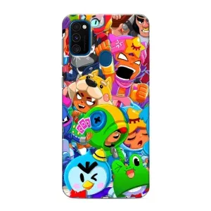 Чехол с принтом «Герои Бравл Старс» для Samsung Galaxy M31