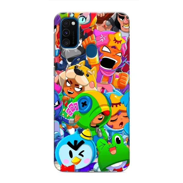 Чехол с принтом «Герои Бравл Старс» для Samsung Galaxy M31 Чехол с принтом «Герои Бравл Старс» для Samsung Galaxy M31