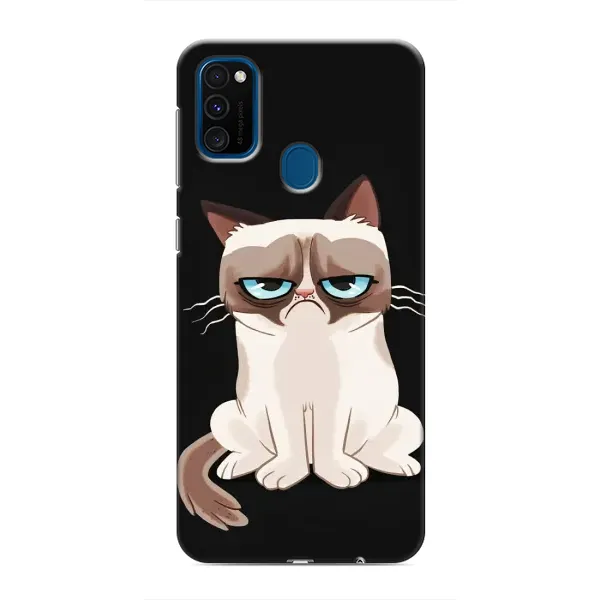 Чехол с принтом «Грустный кот» для Samsung Galaxy M31 Чехол с принтом «Грустный кот» для Samsung Galaxy M31