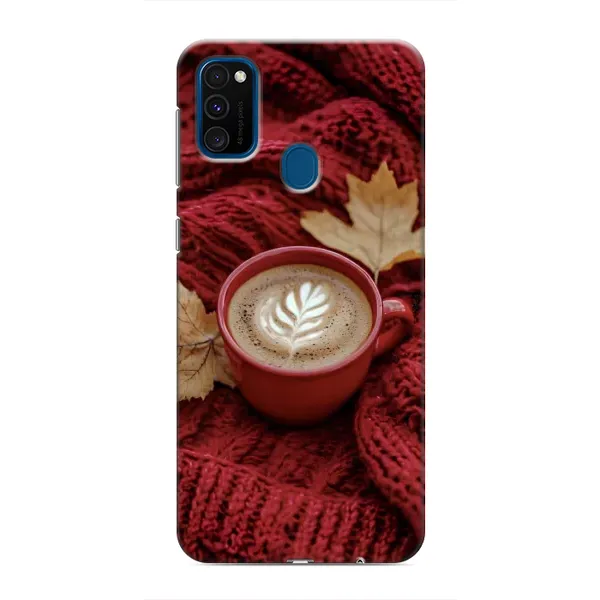 Чохол з принтом «Кава на ковдрі» для Samsung Galaxy M31