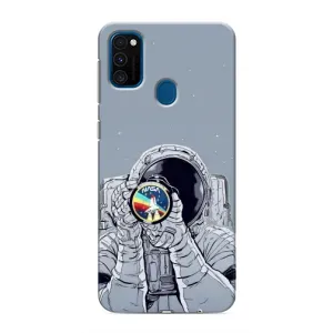 Чохол NASA для Samsung Galaxy M31 (AlphaPrint) (Космонавт фото)