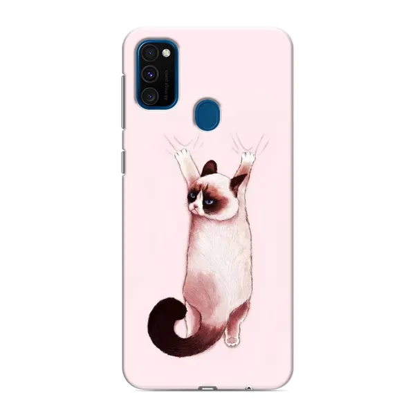 Чохол з принтом «Котик падає» для Samsung Galaxy M31 Чохол з принтом «Котик падає» для Samsung Galaxy M31