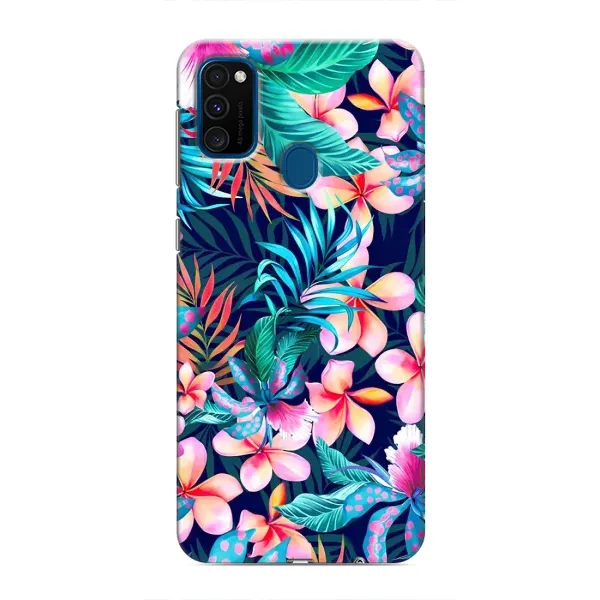Чехол с принтом «Красочные цветы» для Samsung Galaxy M31