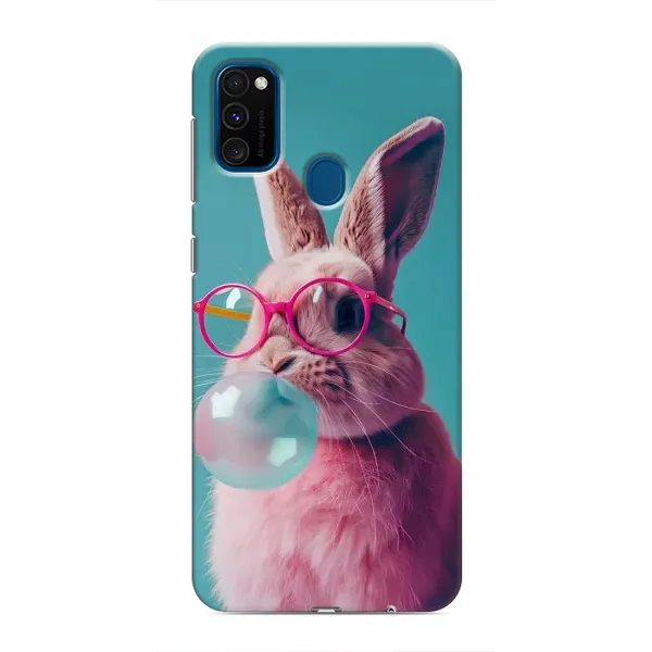 Чохол з принтом «Кролик в окулярах» для Samsung Galaxy M31 Чохол з принтом «Кролик в окулярах» для Samsung Galaxy M31