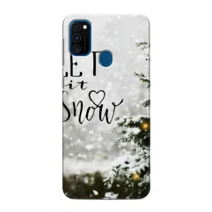 Новорічні, Святкові Чохли для Samsung Galaxy M31 - 2024 год (Let it snow)
