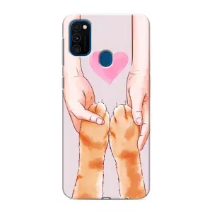 Чехол на Самсунг М31 с Котами (VPrint) (Любовь к котикам)
