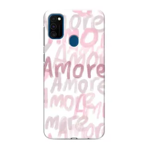 Чохол з розовим принтом для Samsung Galaxy M31 (Аморе любов)