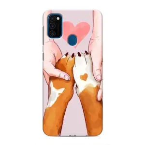 Чохол з принтом «Любовь до собак» для Samsung Galaxy M31