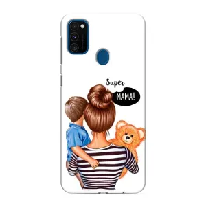 Чехол с принтом «Мама с сыном» для Samsung Galaxy M31