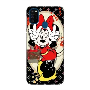 Чехол Disney Mouse Samsung Galaxy M31 (PREMIUMPrint) (Минни peace)