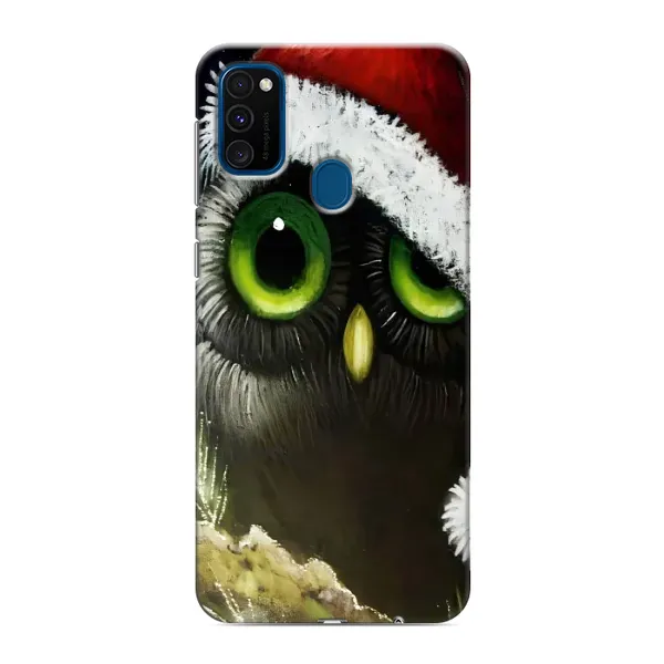 Чохол з принтом «Новорічна Сова» для Samsung Galaxy M31