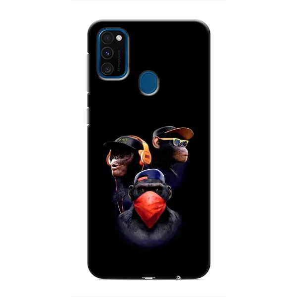 Чехол с принтом «Три обезьяны» для Samsung Galaxy M31 Чехол с принтом «Три обезьяны» для Samsung Galaxy M31