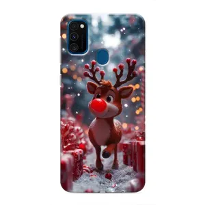 Чехол с принтом «Олень среди подарков» для Samsung Galaxy M31