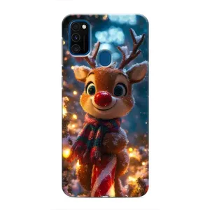 Чехол с принтом «Олень с шарфом» для Samsung Galaxy M31