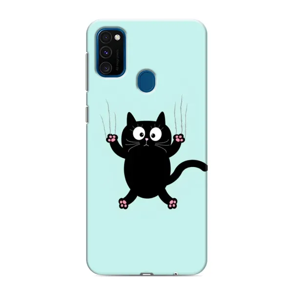 Чехол с принтом «Падающий кот» для Samsung Galaxy M31 Чехол с принтом «Падающий кот» для Samsung Galaxy M31