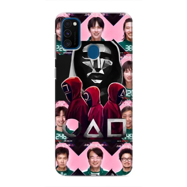 Чохол з принтом «Учасники Гра кальмара» для Samsung Galaxy M31 Чохол з принтом «Учасники Гра кальмара» для Samsung Galaxy M31