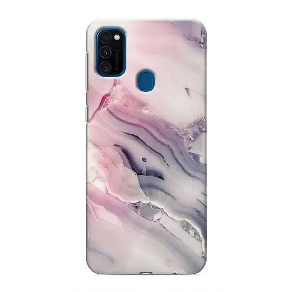 Чохол з принтом «Пурпурний Мрамор» для Samsung Galaxy M31