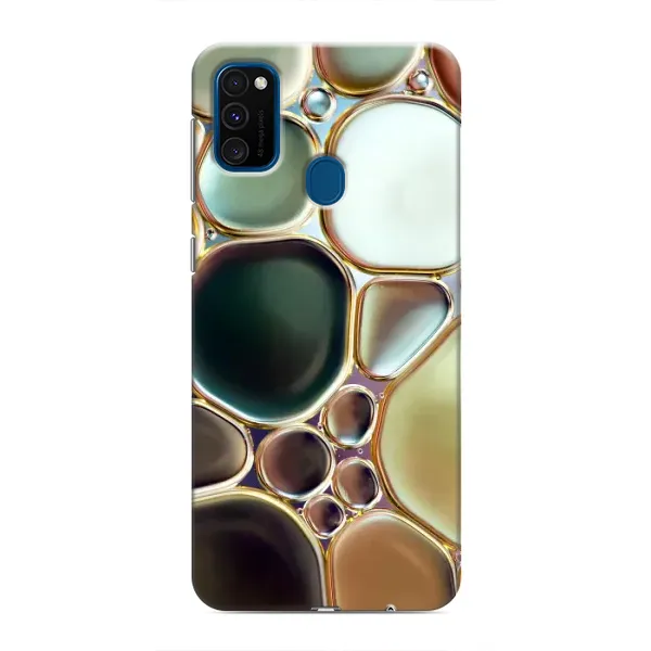 Чохол з принтом «Радужний Мрамор» для Samsung Galaxy M31