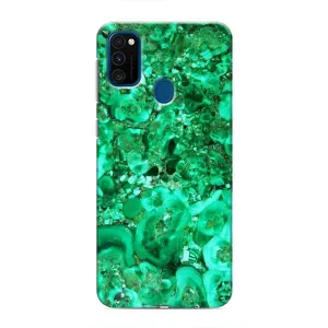 Мраморный чехол на Samsung Galaxy M31 (VPrint) (Салатный Мрамор)