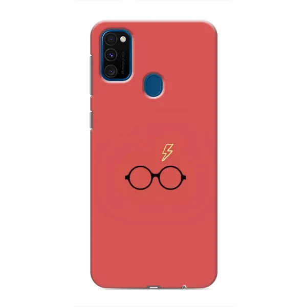 Чехол с принтом «шрам и очки» для Samsung Galaxy M31
