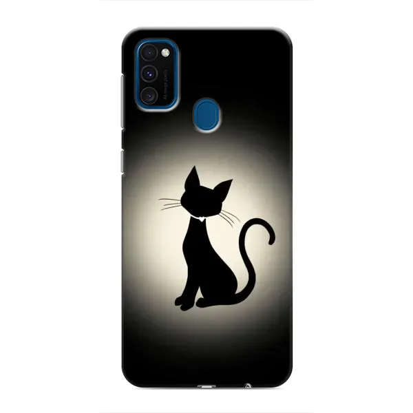 Чехол с принтом «Силуэт котика» для Samsung Galaxy M31 Чехол с принтом «Силуэт котика» для Samsung Galaxy M31