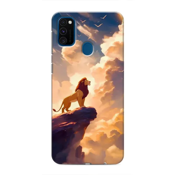 Чохол з принтом «Сімба на скелі» для Samsung Galaxy M31 Чохол з принтом «Сімба на скелі» для Samsung Galaxy M31