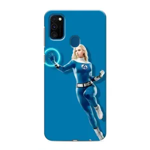Чохол з принтом Фантастична четвірка для Samsung Galaxy M31 (Сью Сторм політ)