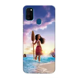 Чохол з мультфільмом Ваяна Samsung Galaxy M31 (Моана з веслом)