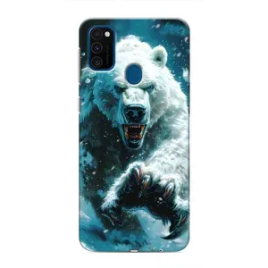 Чохол з картинкою 'Хижаки' для Samsung Galaxy M31 (Полярний ведмідь)
