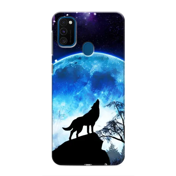 Чехол с принтом «Волк на луну» для Samsung Galaxy M31 Чехол с принтом «Волк на луну» для Samsung Galaxy M31
