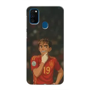 Чехол с футболистом Ламин Ямаль Samsung Galaxy M31 (Ямаль аниме)