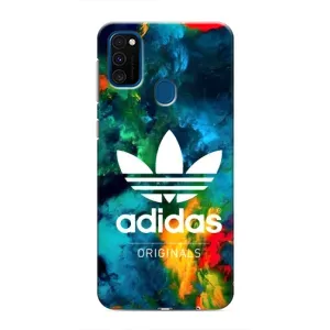 Чохли Адидас для Samsung Galaxy M31 (AlphaPrint) (Яскравий Адідас)