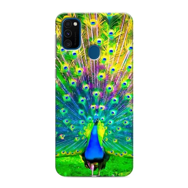 Чохол з принтом «Яскравий Павлин» для Samsung Galaxy M31