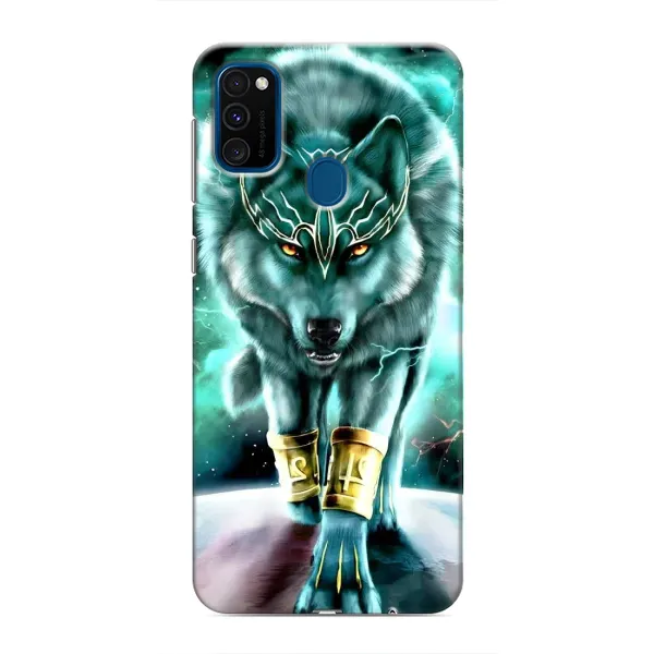 Чехол с принтом «Яркий волк» для Samsung Galaxy M31 Чехол с принтом «Яркий волк» для Samsung Galaxy M31