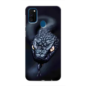 Чохол з картинкою 'Хижаки' для Samsung Galaxy M31 (Чорна змія)