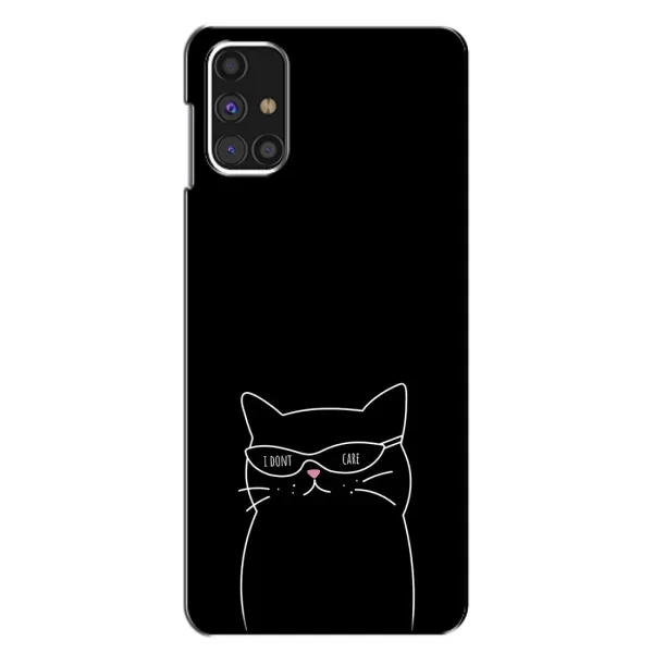 Чохол з принтом «Байдужий кіт» для Samsung Galaxy M31s