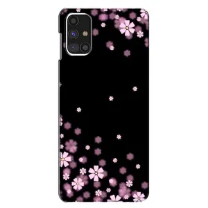 Чохол для Самсунг Галаксi M31с - з принтом (Дизайнерські) (AlphaPrint) (Квіти маленькі)