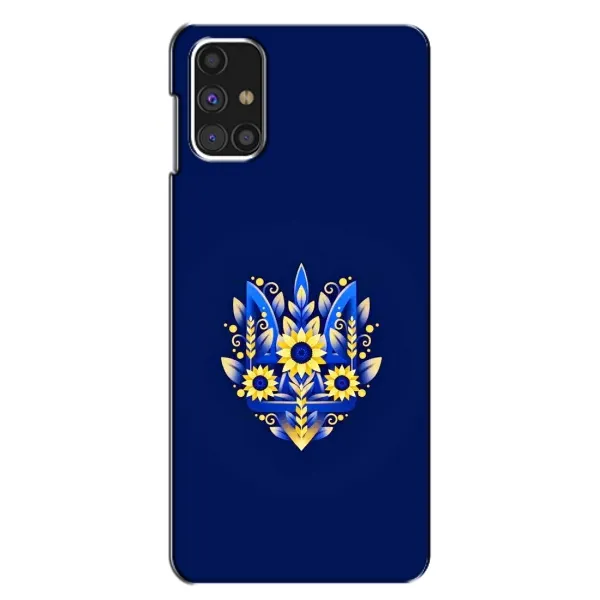 Чехол с принтом «Цветочный Герб» для Samsung Galaxy M31s Чехол с принтом «Цветочный Герб» для Samsung Galaxy M31s