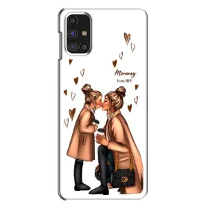 Чохол з друком для Samsung Galaxy M31s - (Мама з дитинкою) (AlphaPrint) (Донька і мама)
